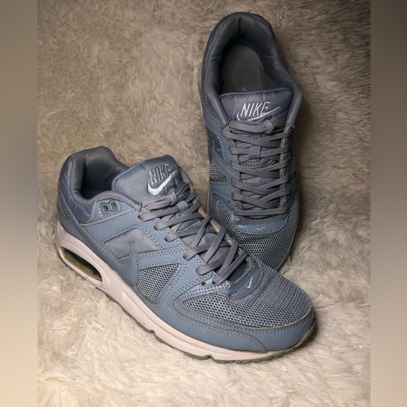 Nike Womens Air Max Command Blue Gray Lace Up Running Shoes size 8 - Picture 7 of 16